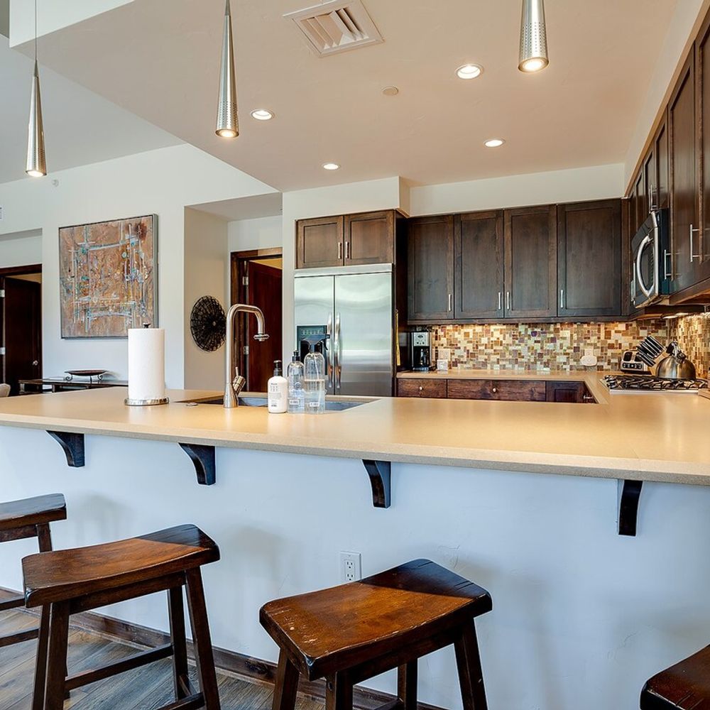 Bar-style seating