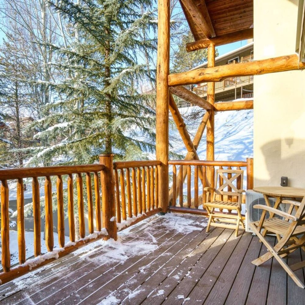 Balcony off of living area
