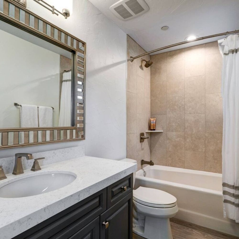 En suite bathroom to bedroom 3