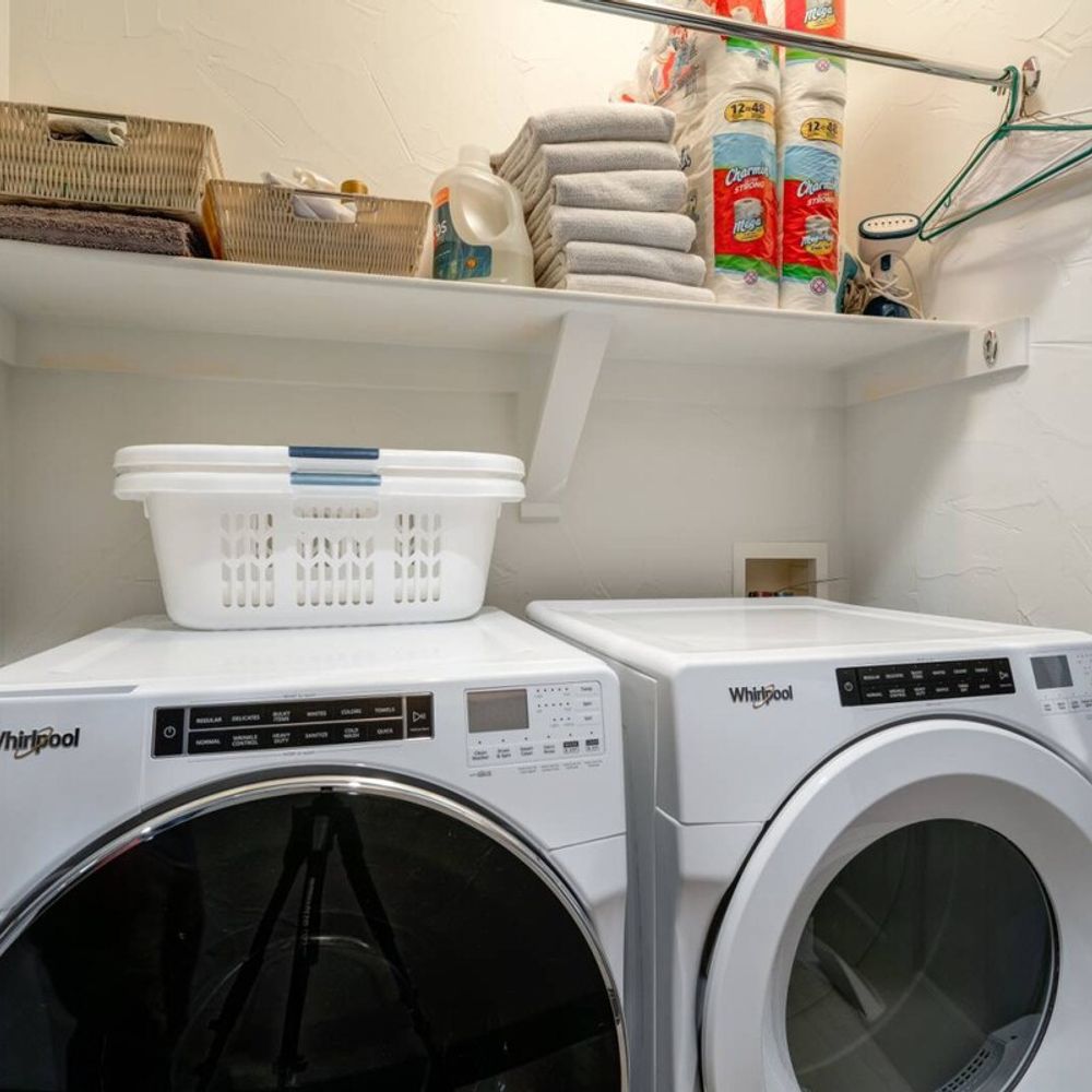 Washer and dryer