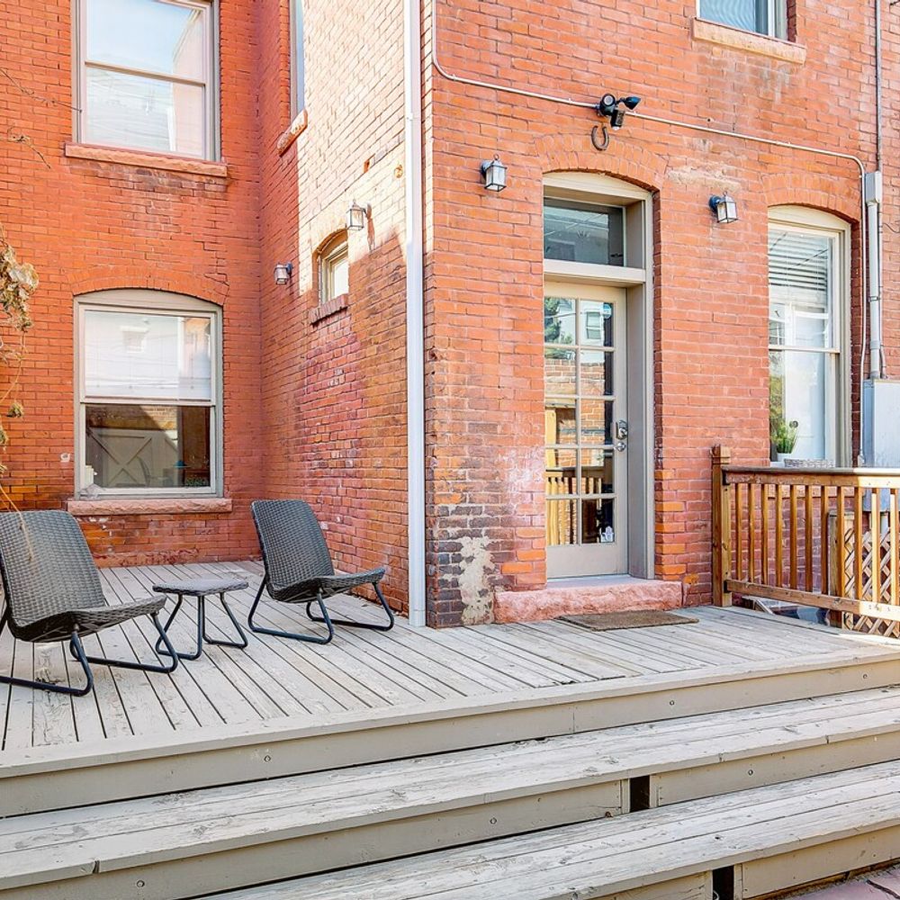 Back Porch with Seating