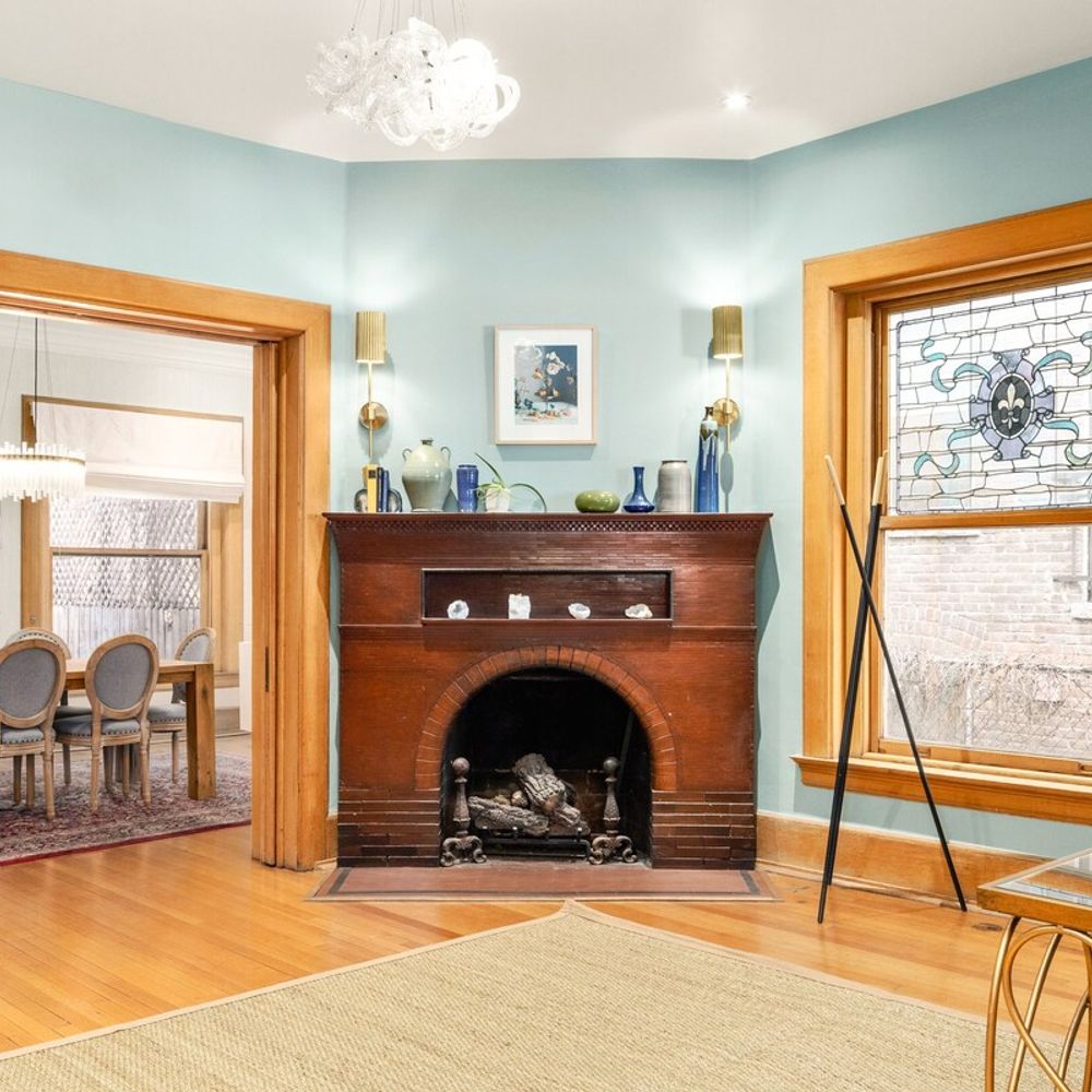 Entryway of the Home (fireplace is non-operational)