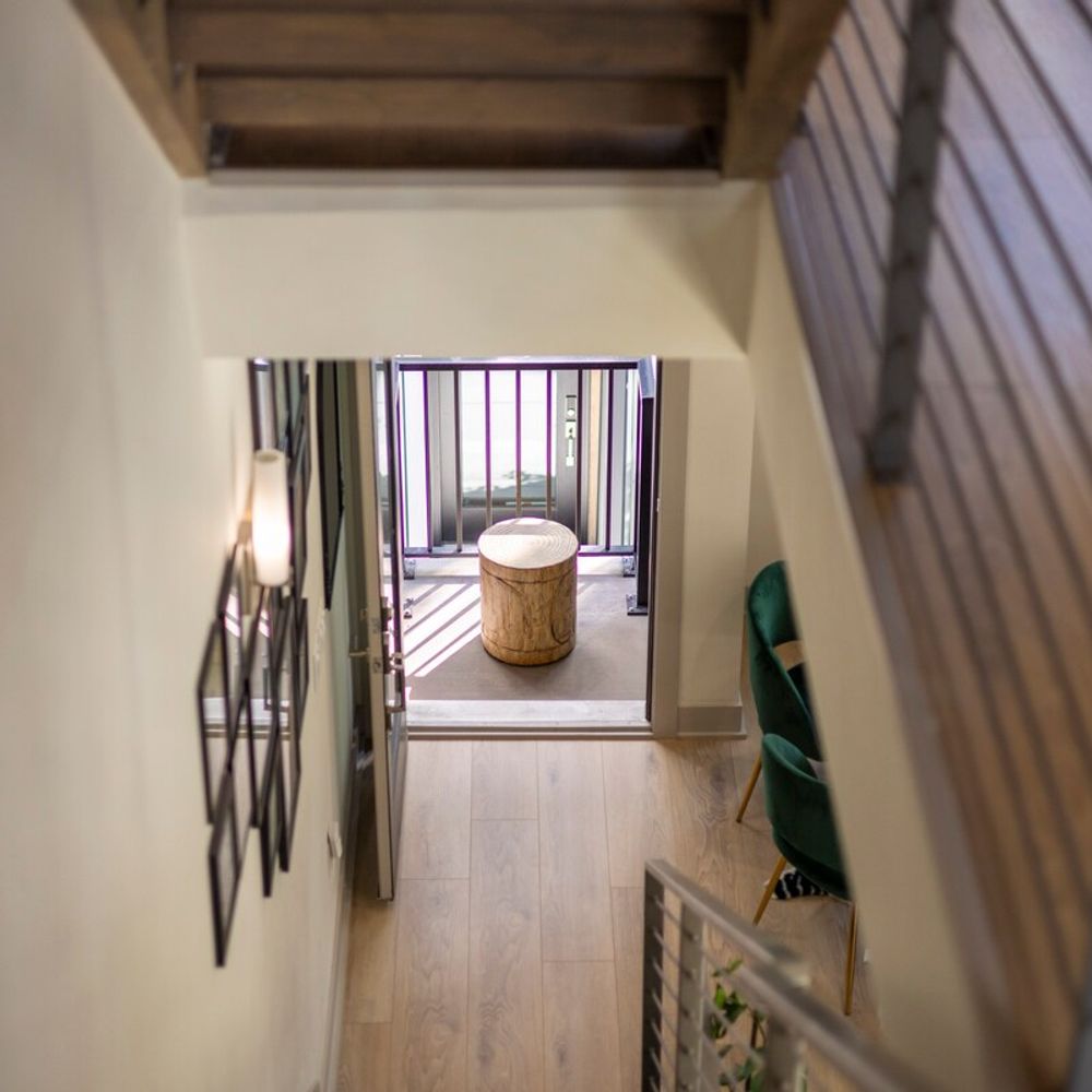 Stairwell to bedroom/3rd level