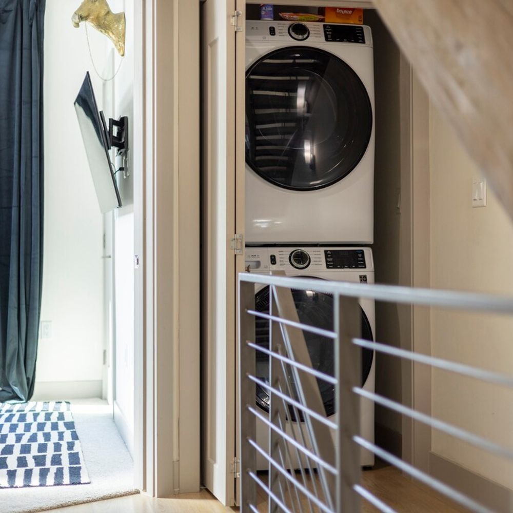 Washer and dryer