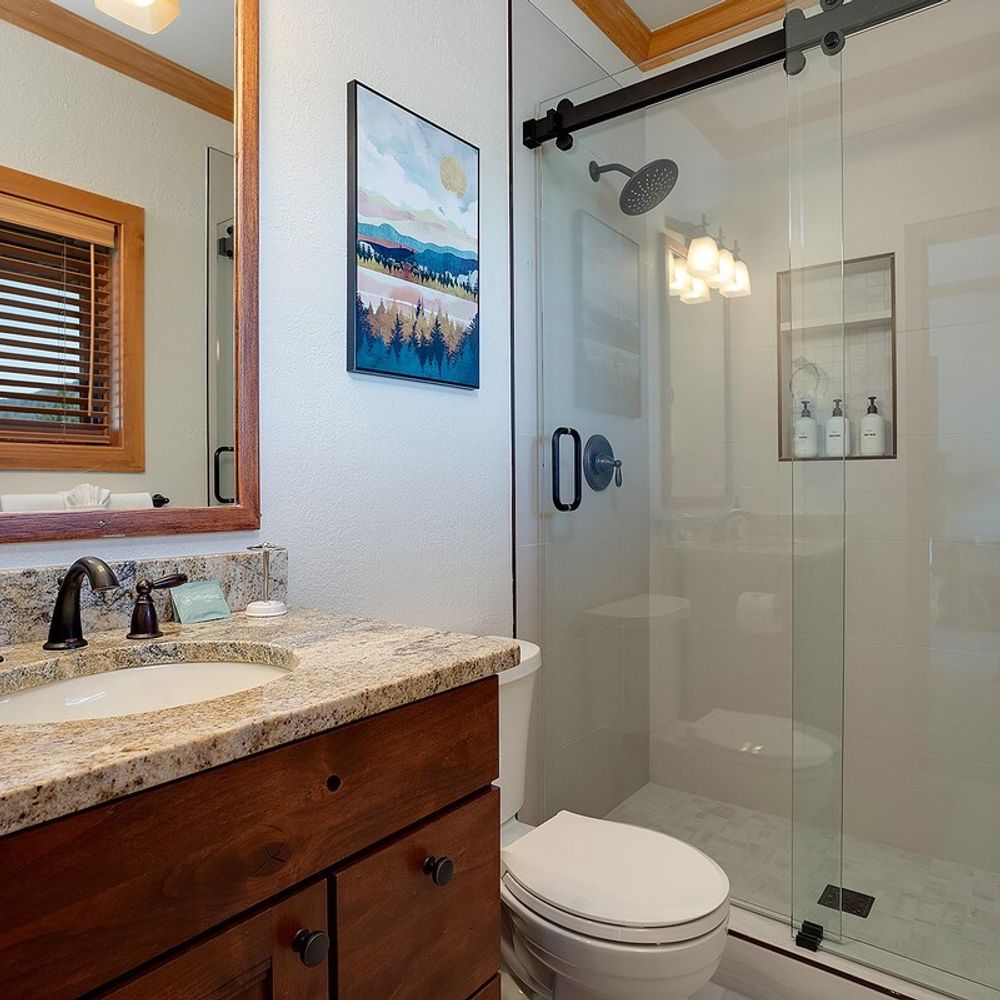 En suite bathroom to bedroom 2