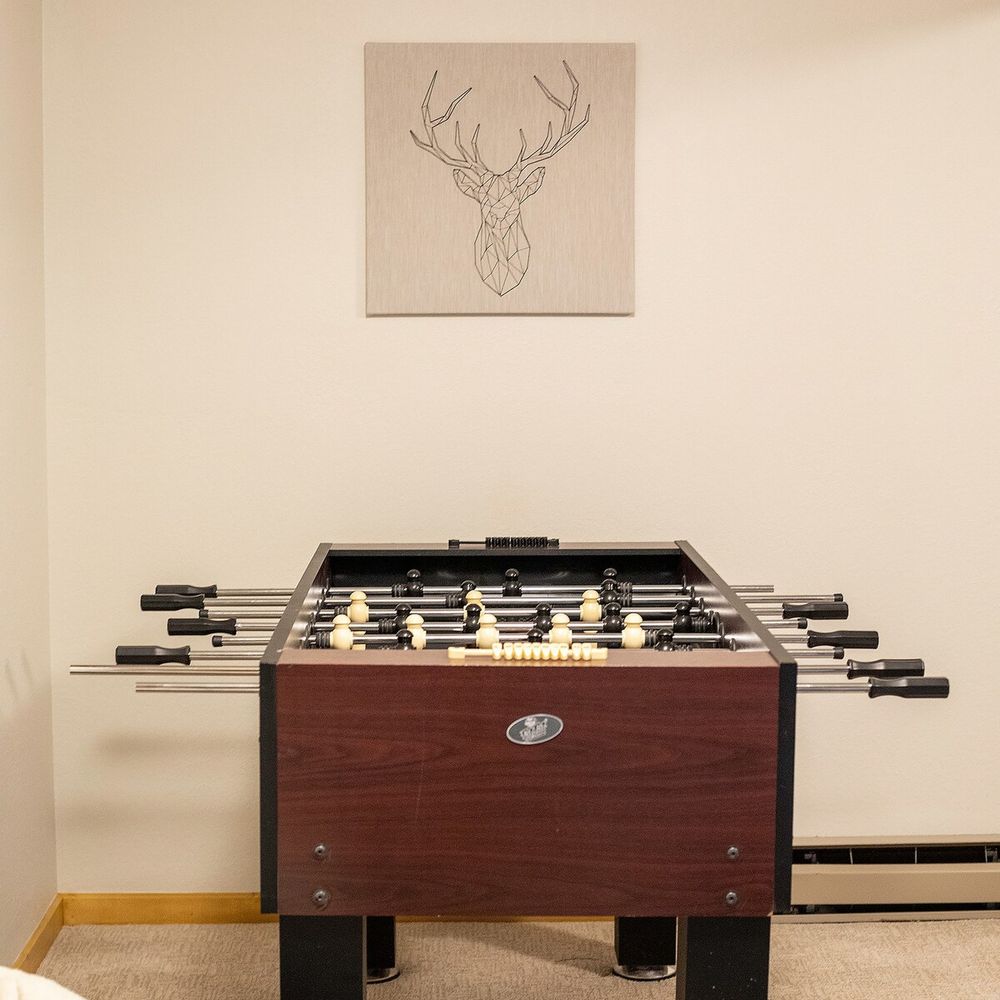 Foosball table in bedroom 5