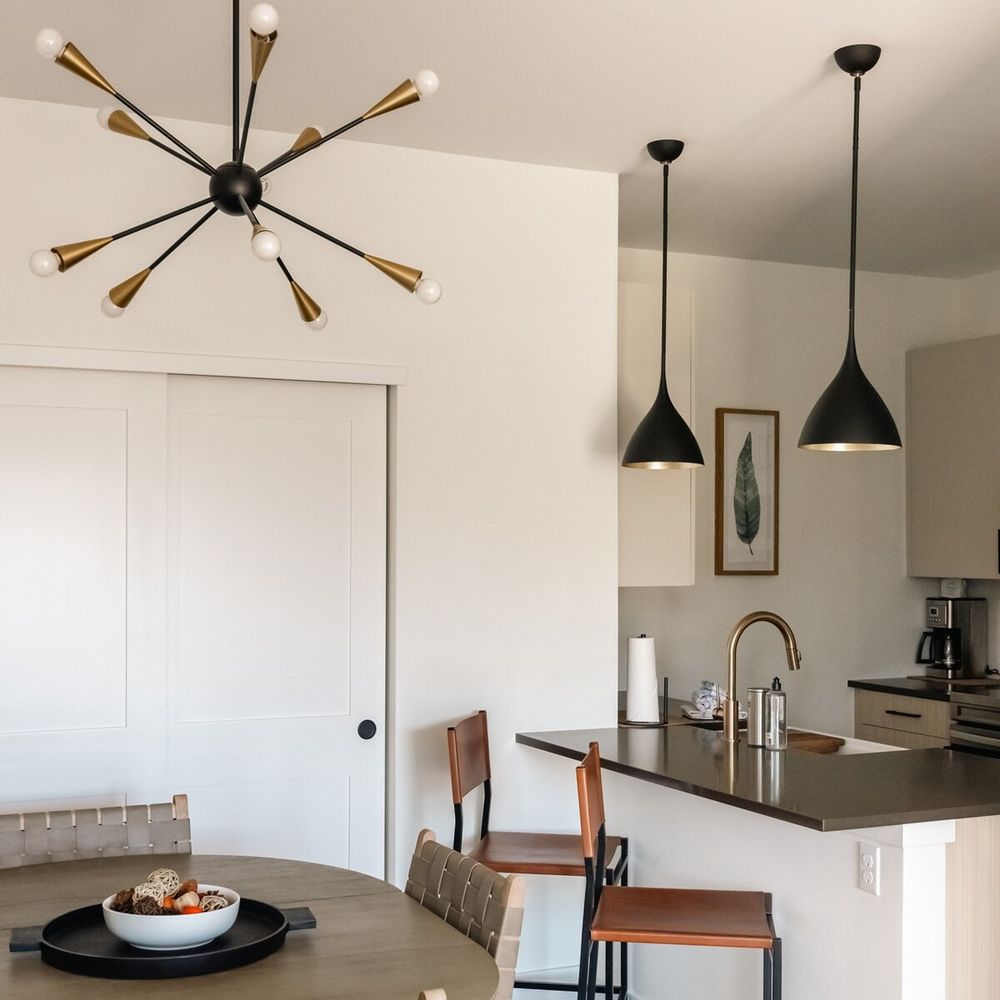 Dining and kitchen areas