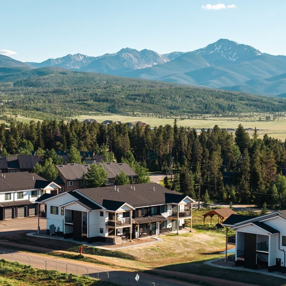 Aerial of neighborhood and Fraser Valley areas