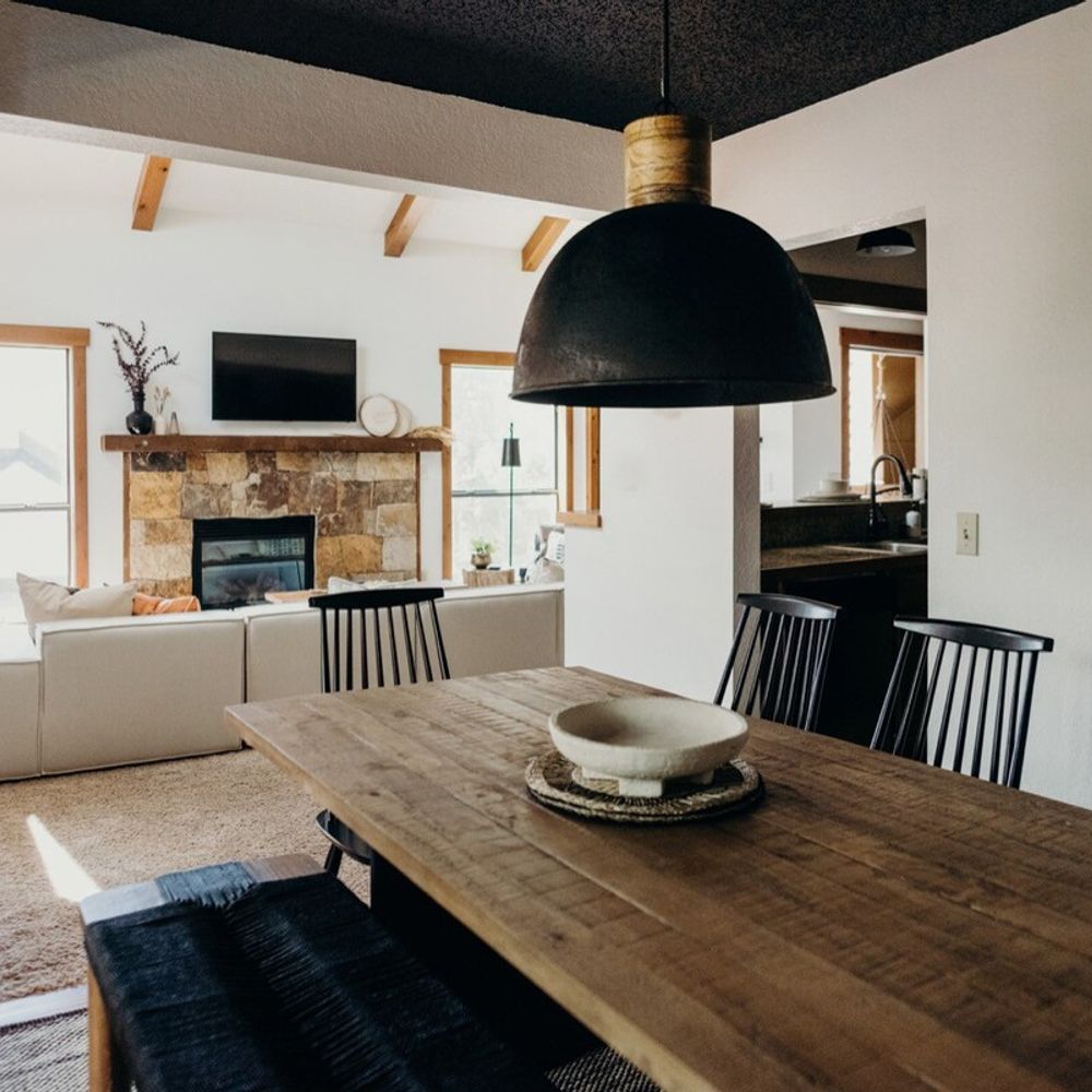 Living and dining rooms