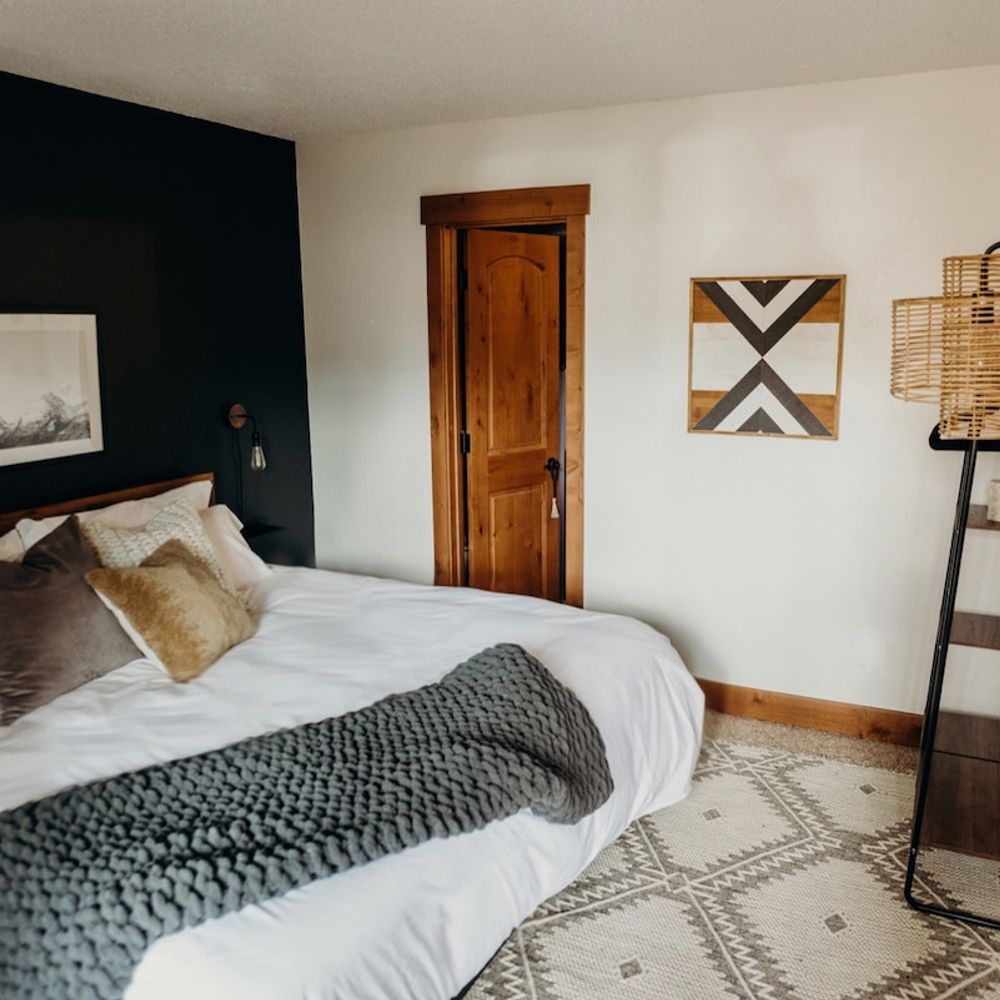 Bedroom 2 with attached shared full bathroom