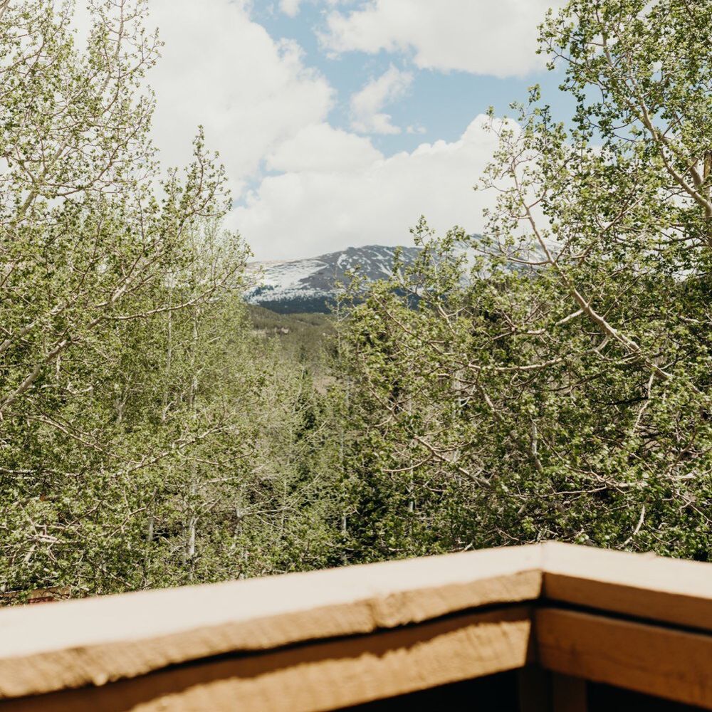 Mountain views from the balcony