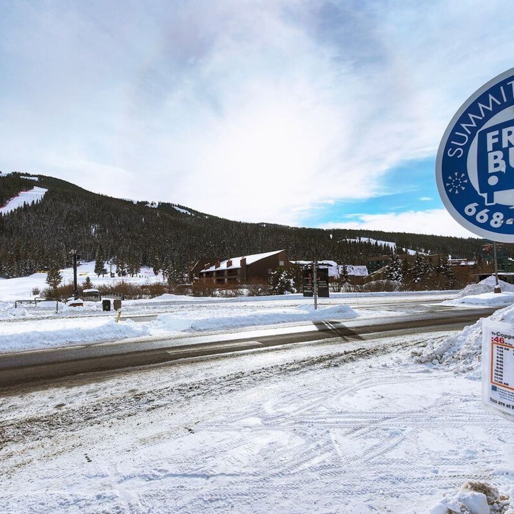 Hop on the free Copper shuttle to head to the base area