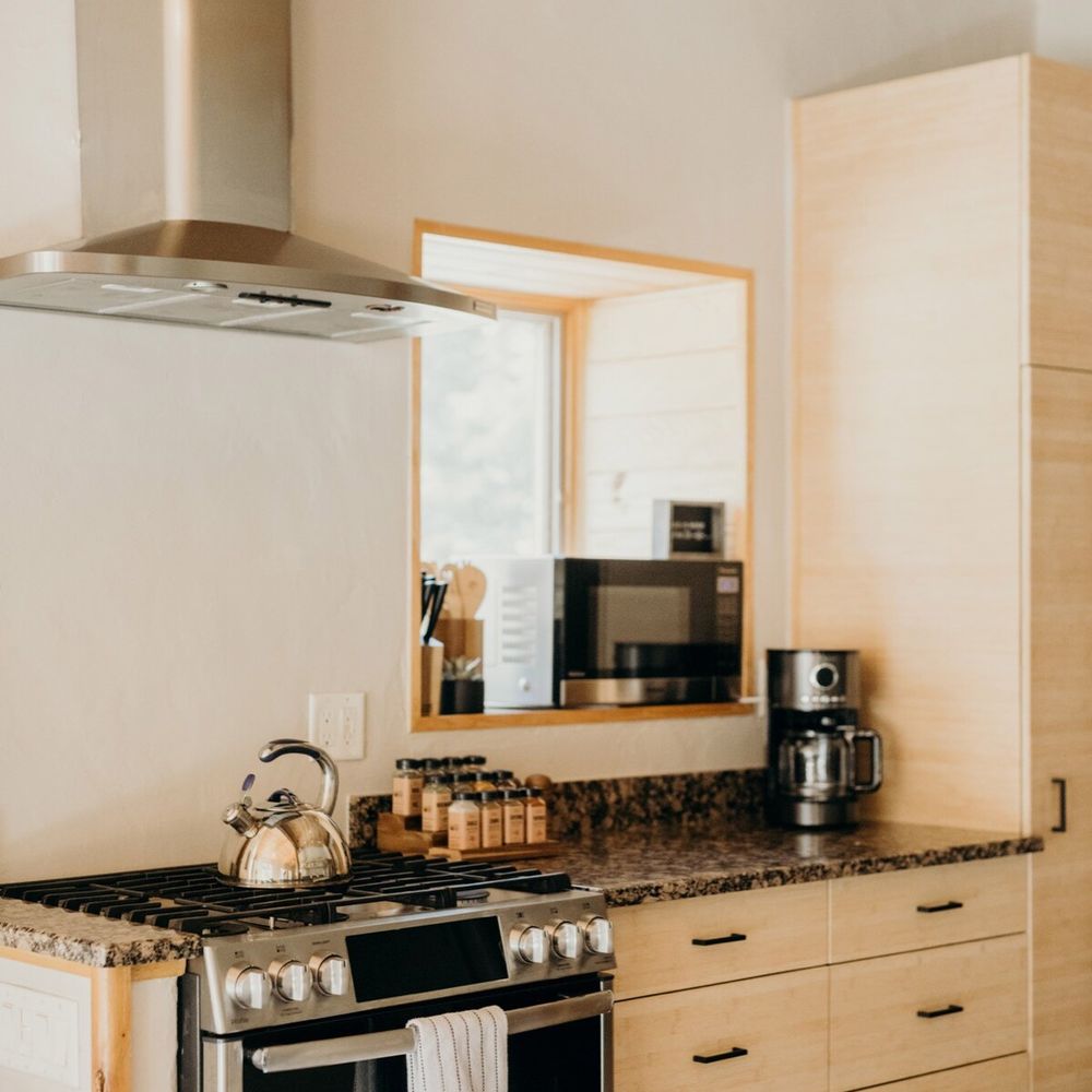 Just some of the kitchen appliances at your disposal
