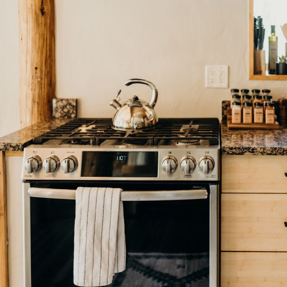 Kitchen - stovetop and oven