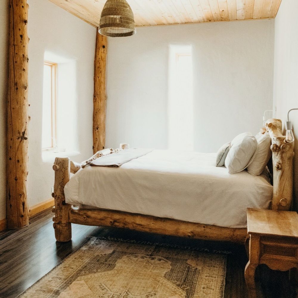 Natural lighting in the main level bedroom
