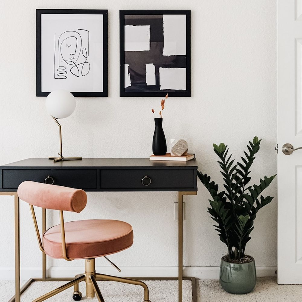 Workspace in bedroom 3
