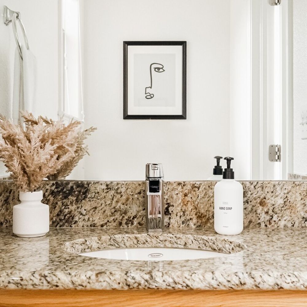 Half bathroom on main level