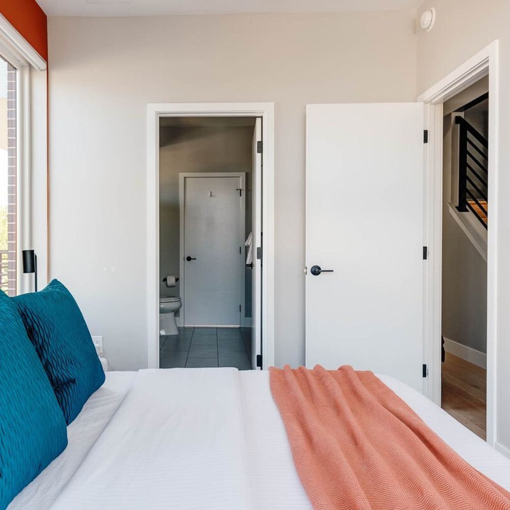 Queen bedroom 2 with shared ensuite bathroom