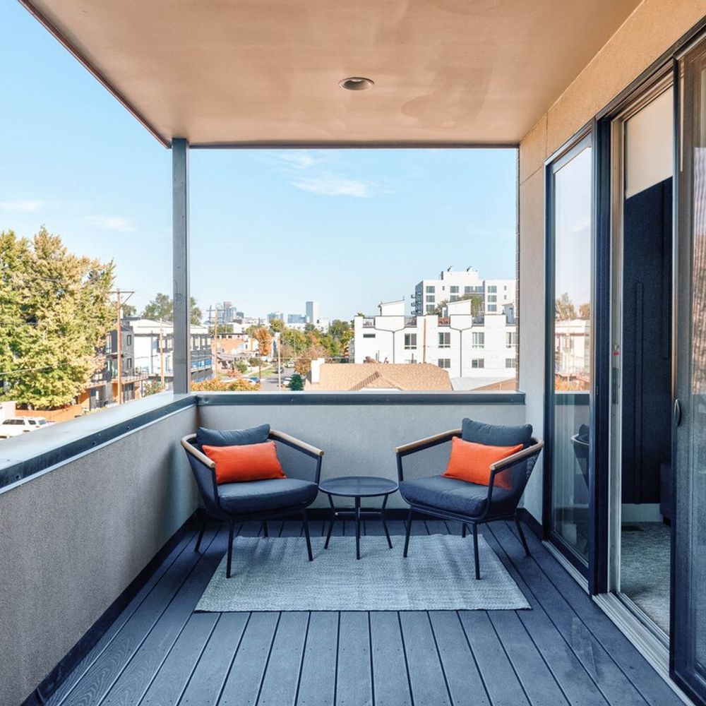 Primary bedroom balcony