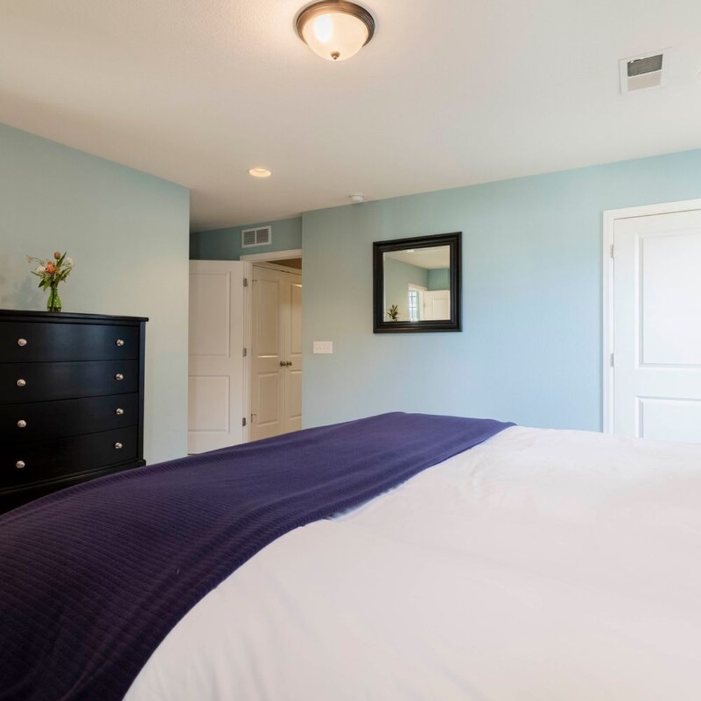Primary bedroom with full ensuite bathroom