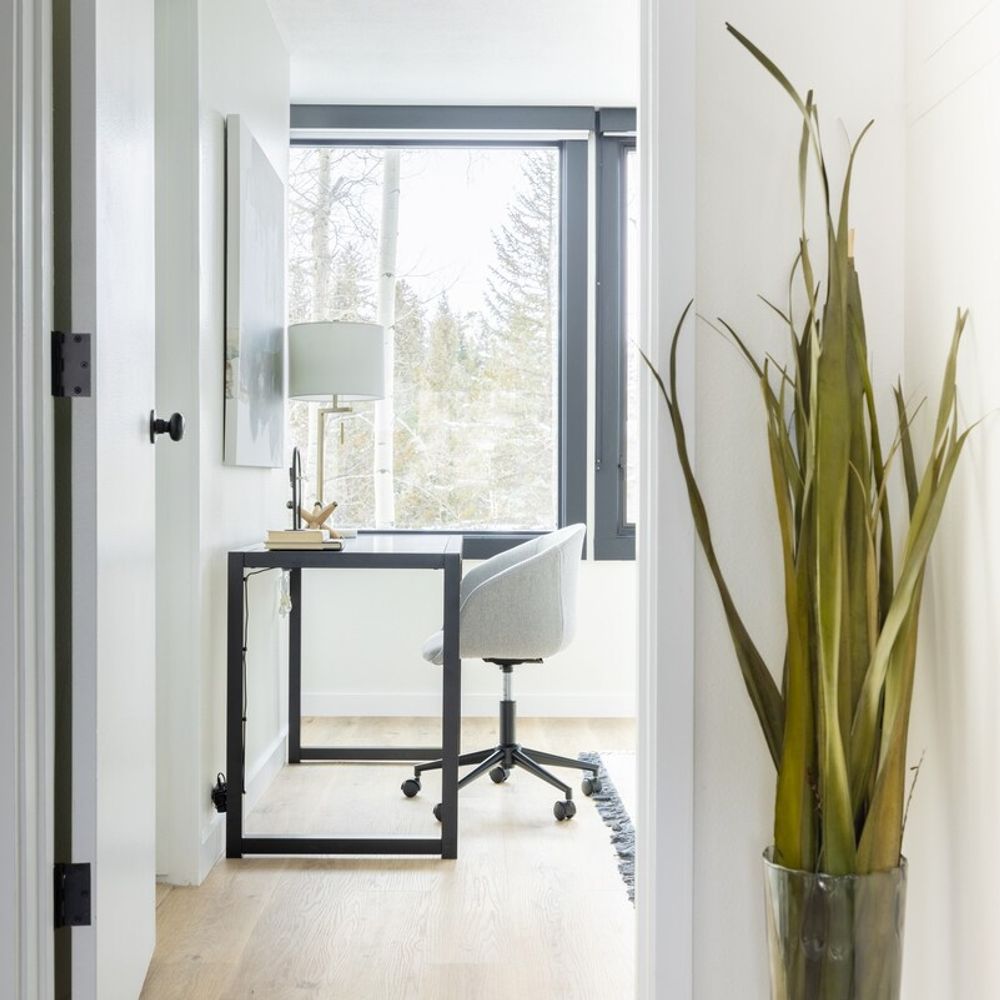 Workspace in bedroom
