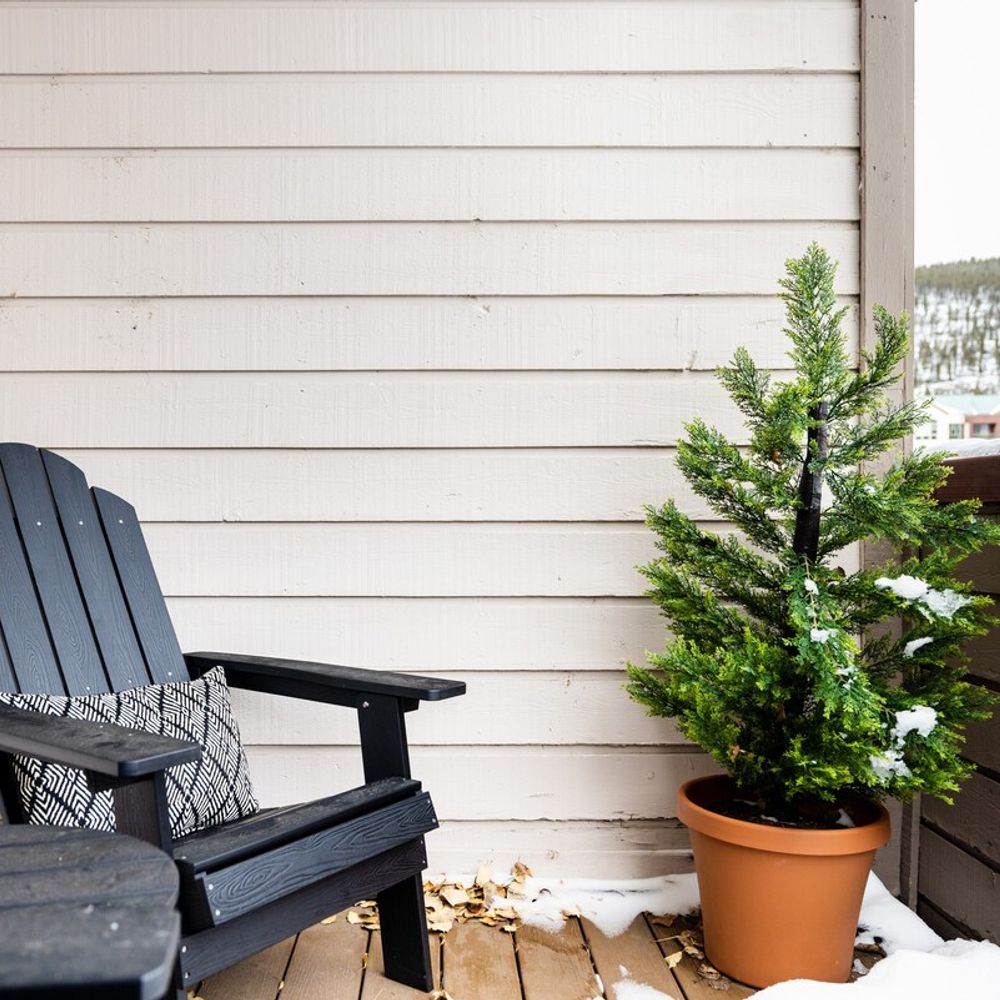 Patio with seating