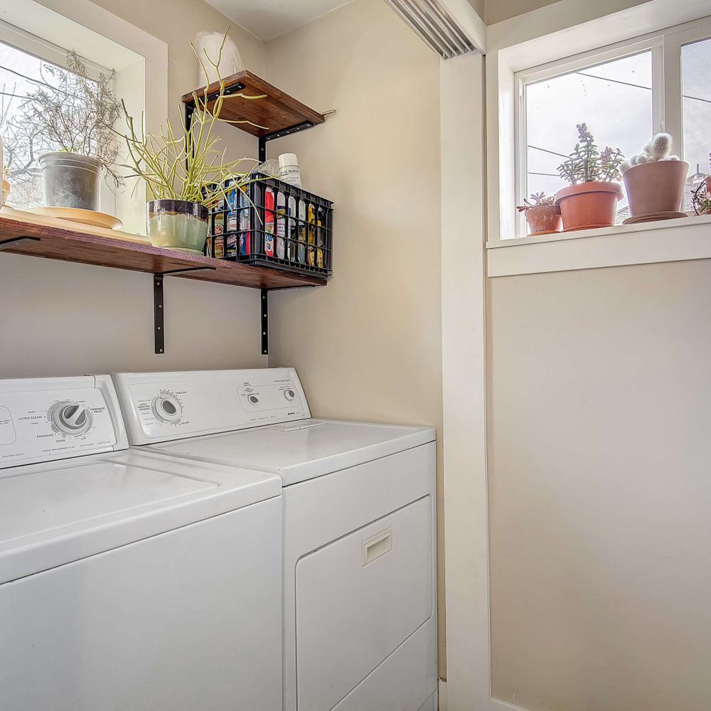 Washer and dryer