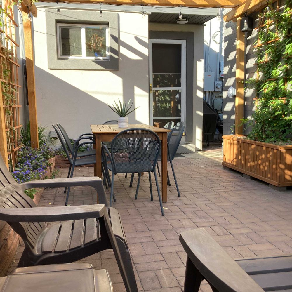 Covered patio