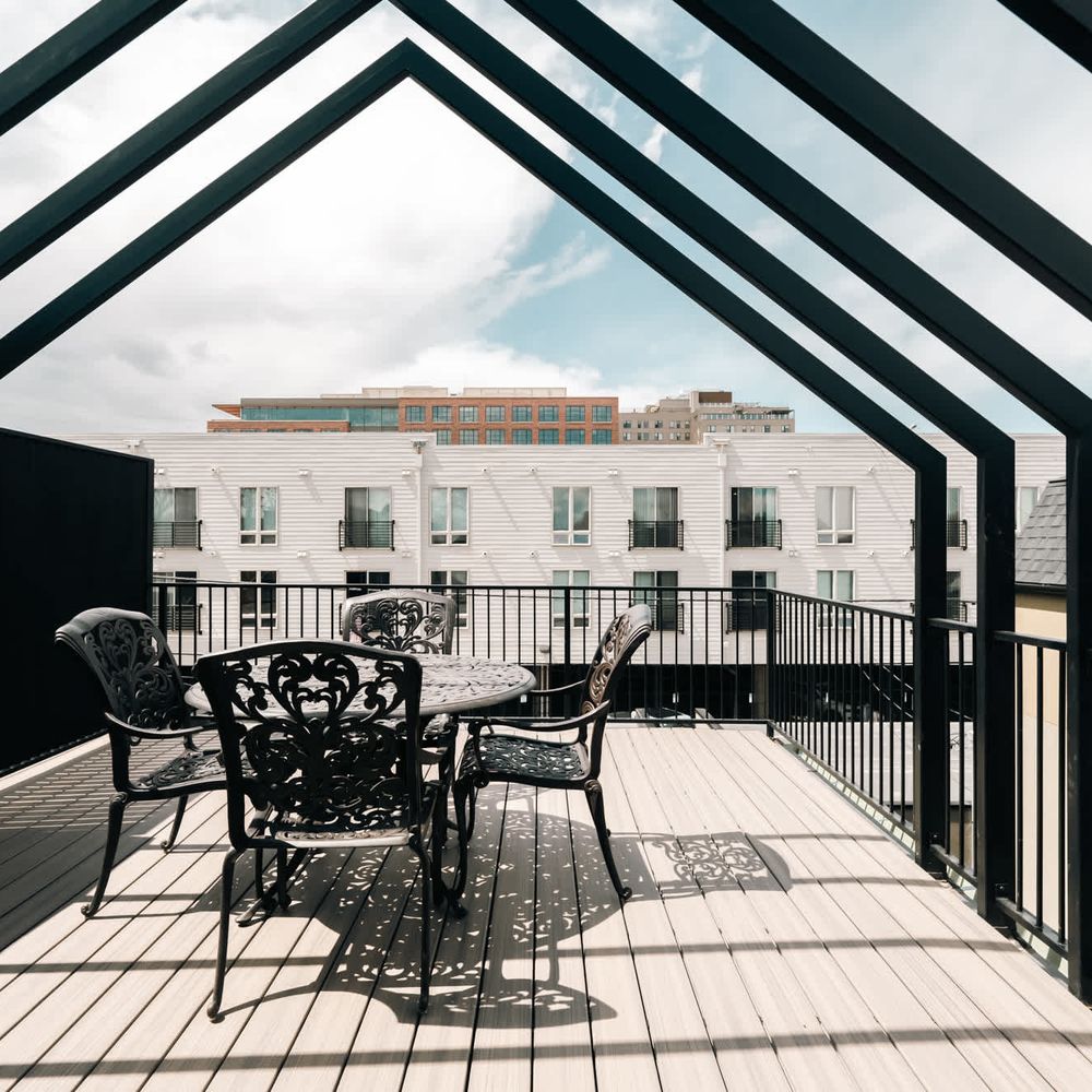Rooftop deck