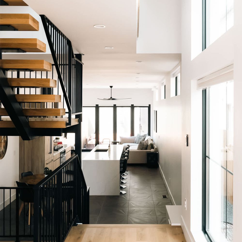 Walking into the main living space