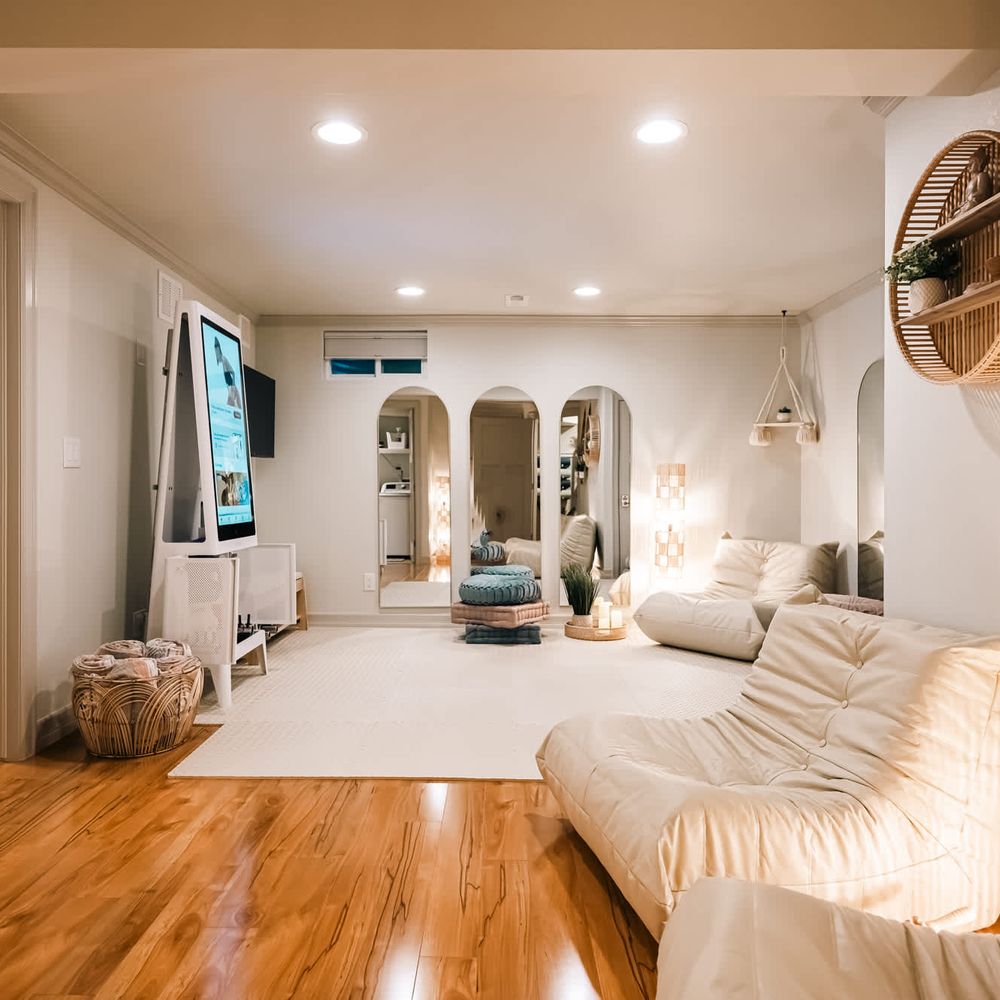 Basement wellness retreat