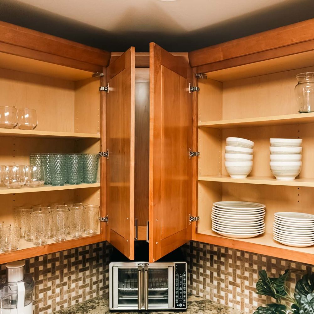Fully stocked kitchen