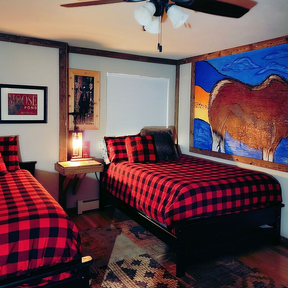 Moose room mural