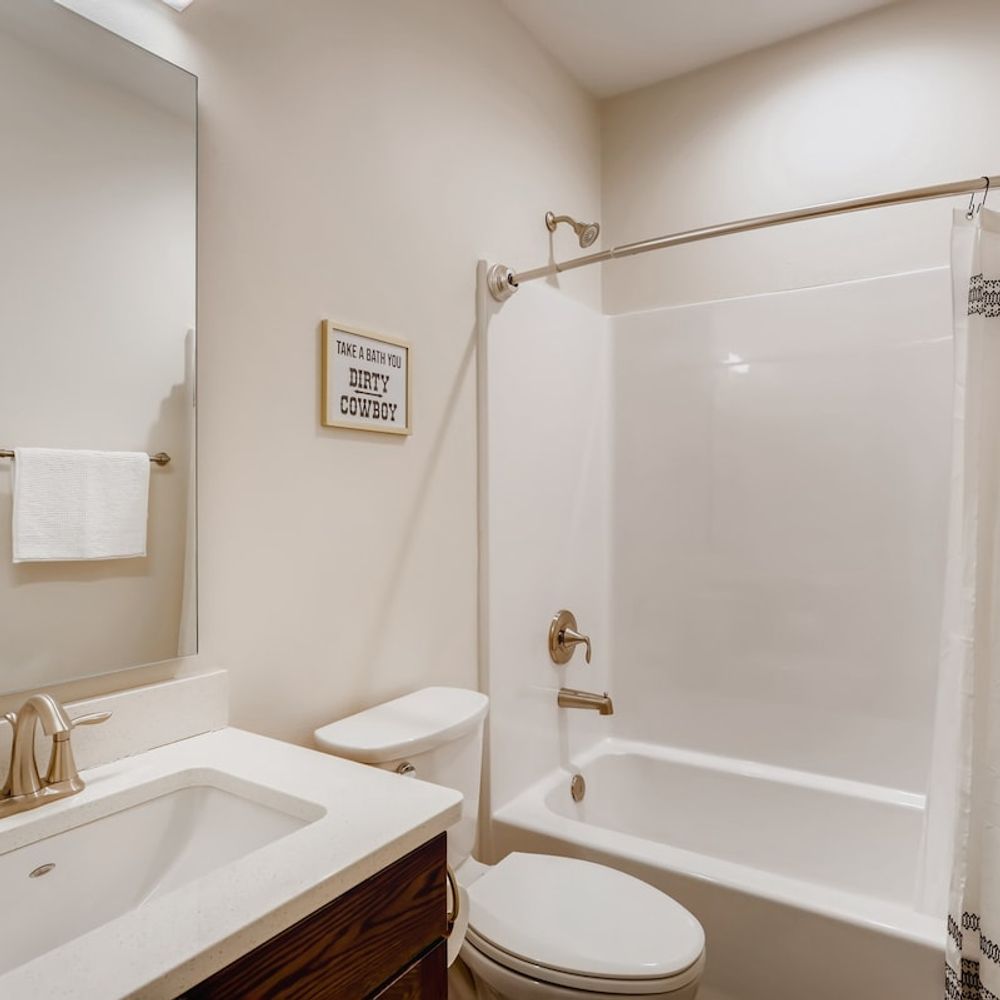 Full Bathroom Located on Second Floor