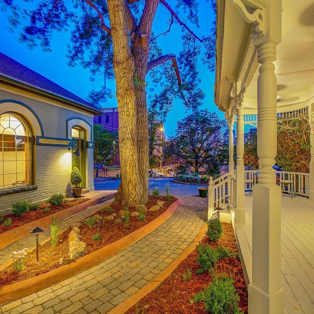 Courtyard at Night