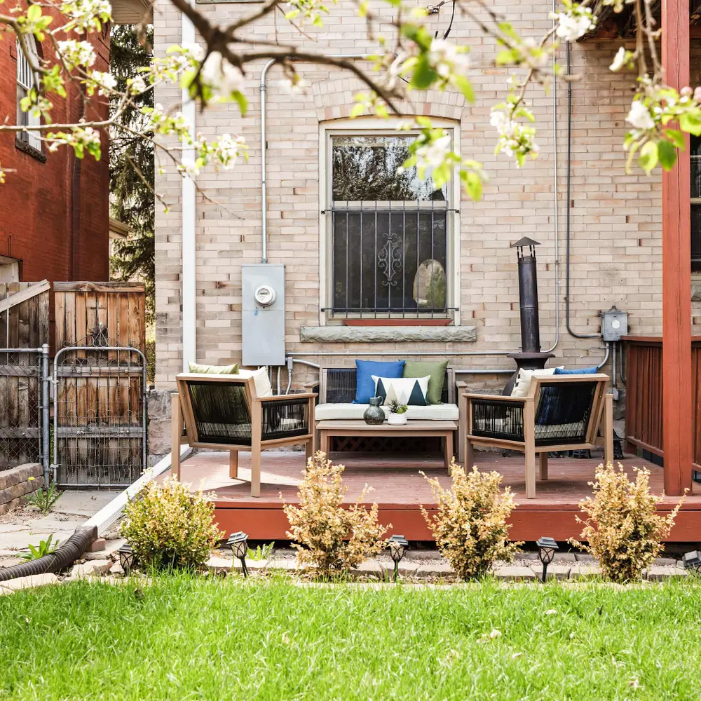 Backyard patio