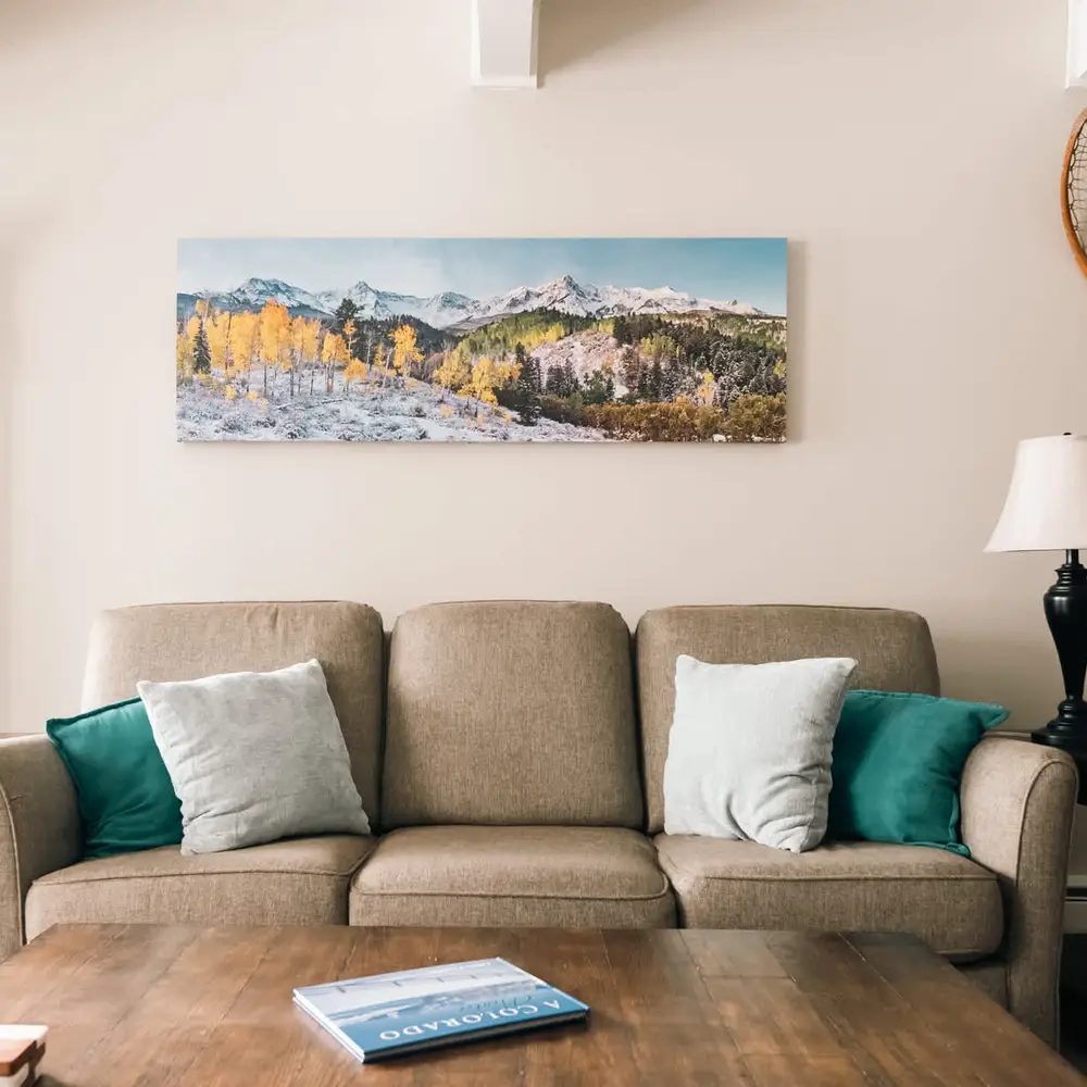 Living area sofa