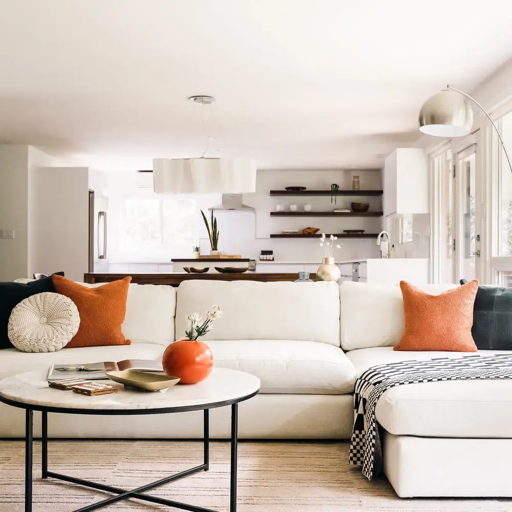 Upstairs living area