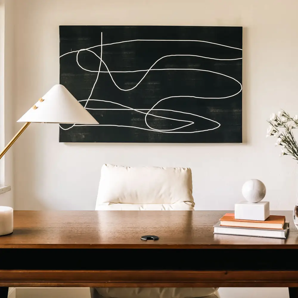 Desk and chair