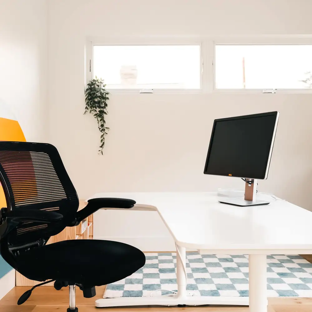 Workspace on upstairs landing