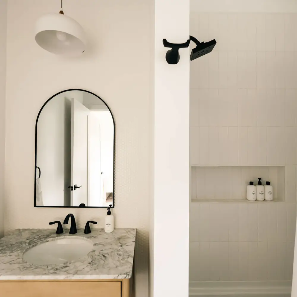 En suite bathroom to bedroom 3