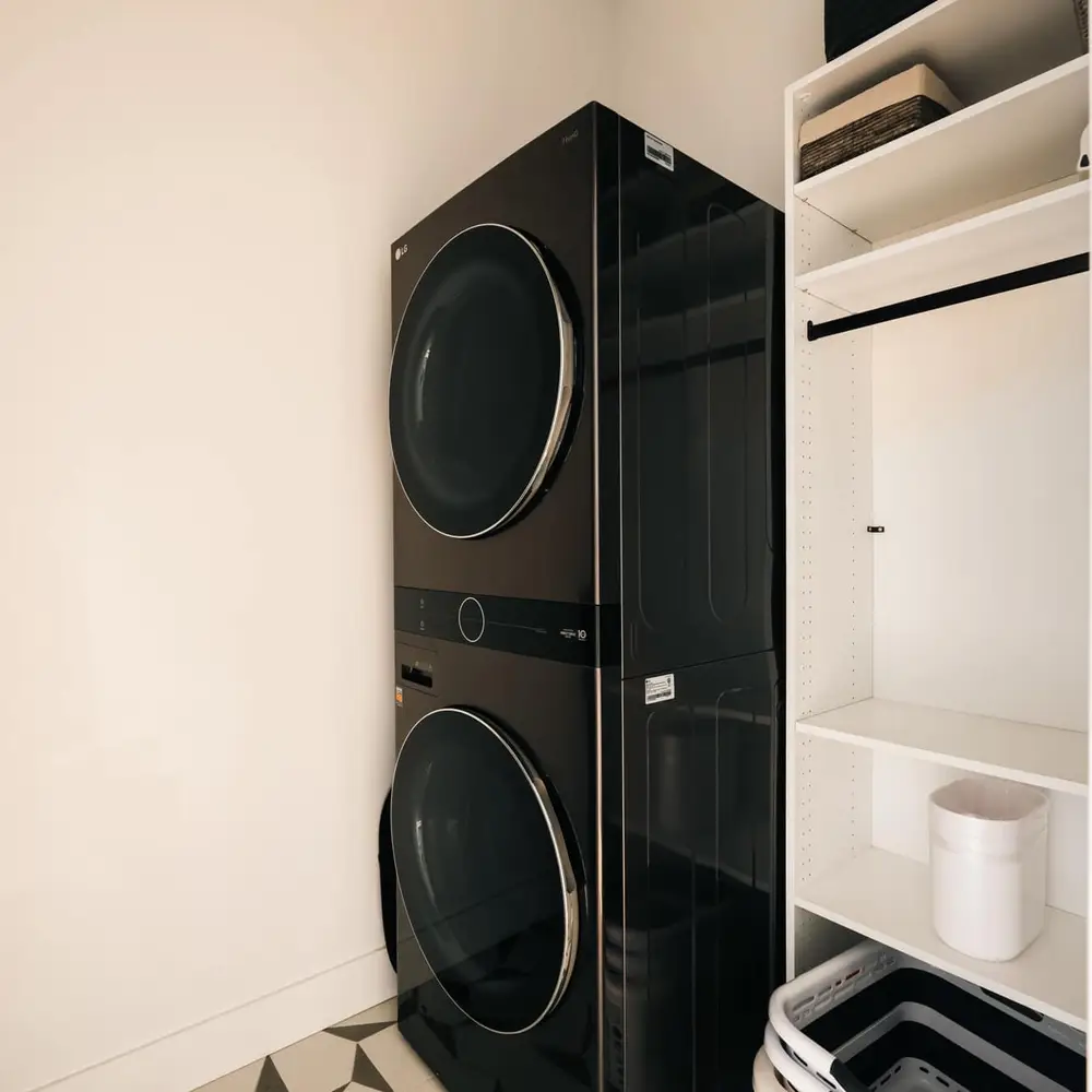 Washer and dryer