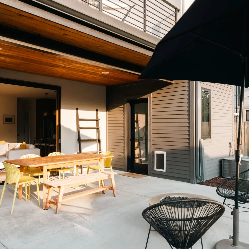 Back patio