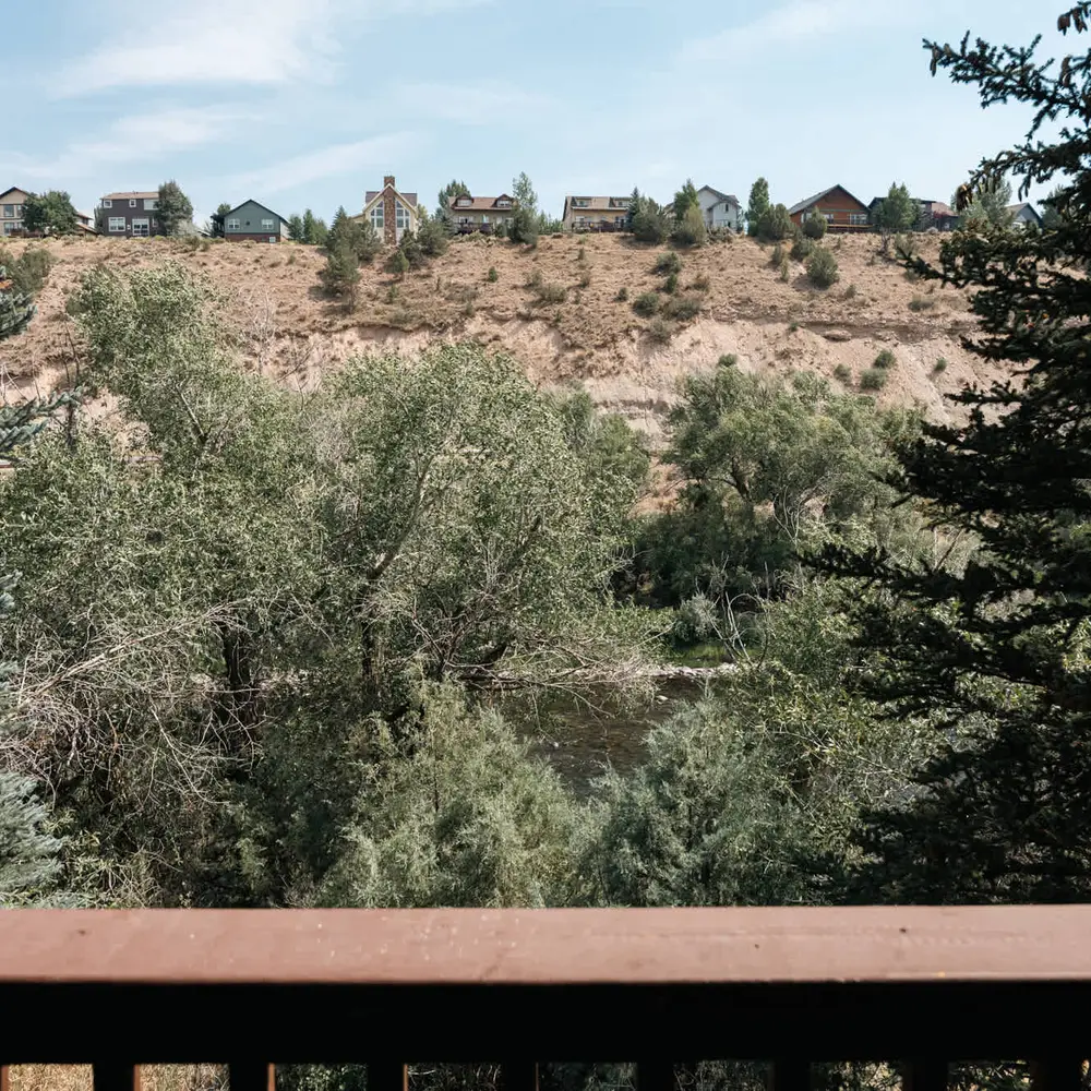 Living area balcony view