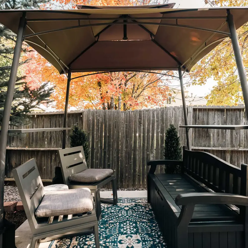 Private patio