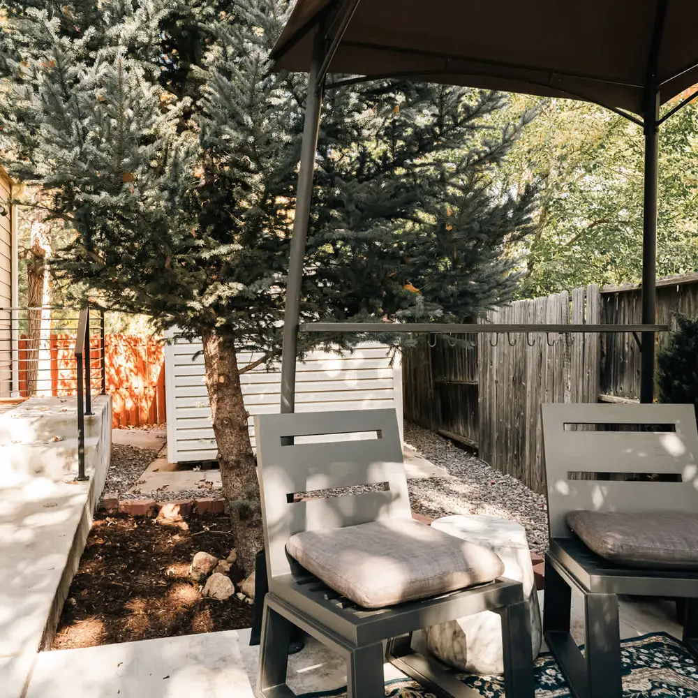 Private patio