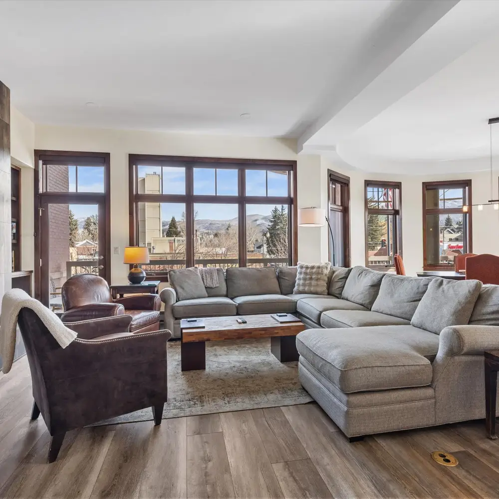 Ample living area seating