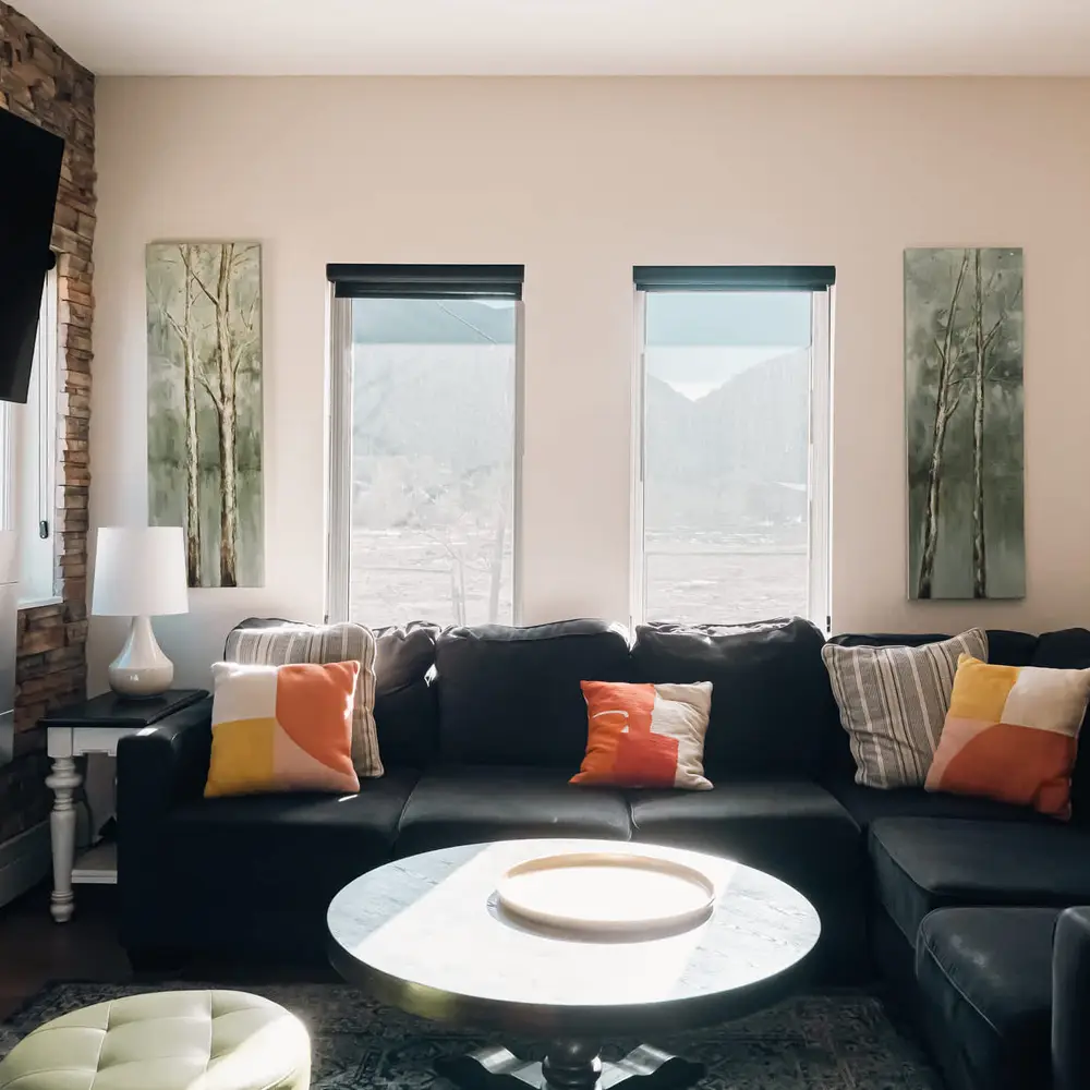 Living area with seating