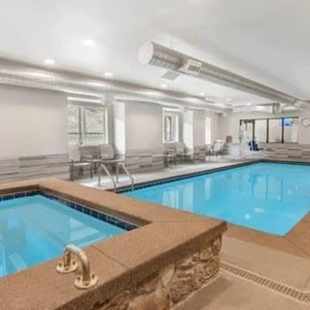 Community indoor pool & hot tub