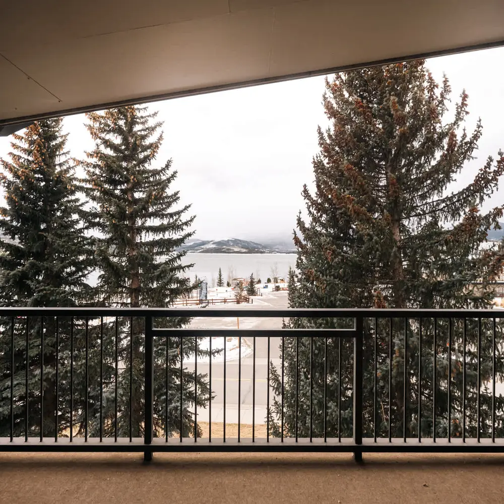 Covered balcony